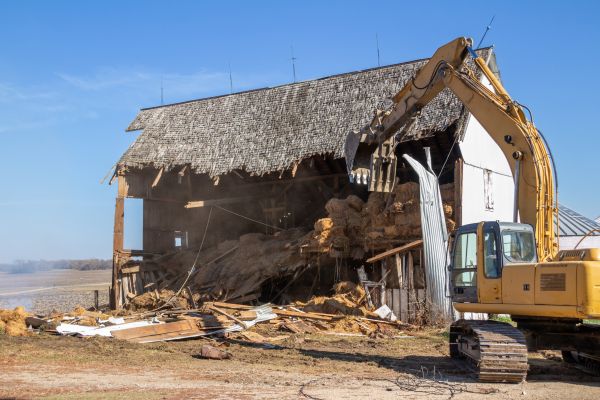 Barn Demolition in Missoula